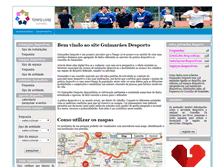 Tablet Screenshot of guimaraesdesporto.tempolivre.pt
